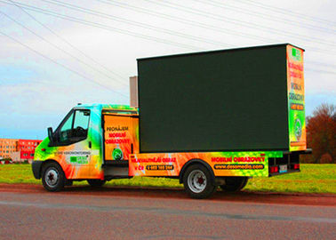 Reklama zewnętrzna P6 LED Truck Display Wysoka rozdzielczość 6000nits Jasność dostawca
