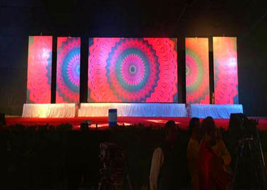 SMD2121 Ekran LED Scena tła, Led Video Wall Rental P3.91 na koncert dostawca