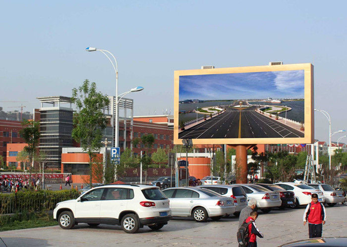 Chiny Elektroniczny wyświetlacz LED Digital Display P10, zewnętrzny kolorowy ekran LED fabryka