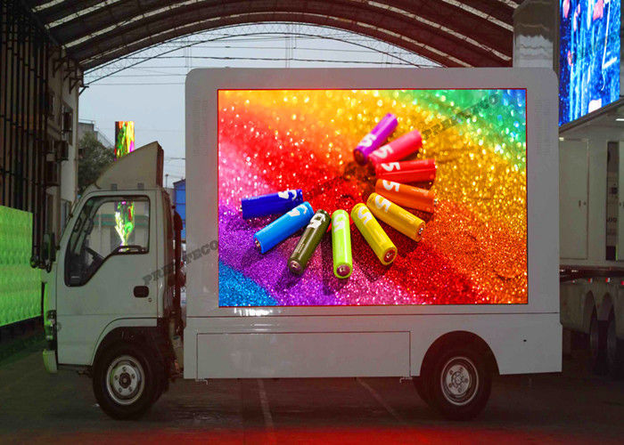 Reklama zewnętrzna P6 LED Truck Display Wysoka rozdzielczość 6000nits Jasność