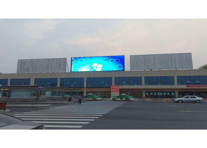 Chiny Duży zewnętrzny wyświetlacz LED, ekran reklamowy dostosowany 50 / 60Hz fabryka
