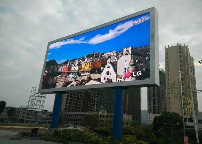 Chiny Ultracienki kolorowy wyświetlacz LED P6 Zewnętrzny ekran reklamowy 120 ° Kąt widzenia fabryka