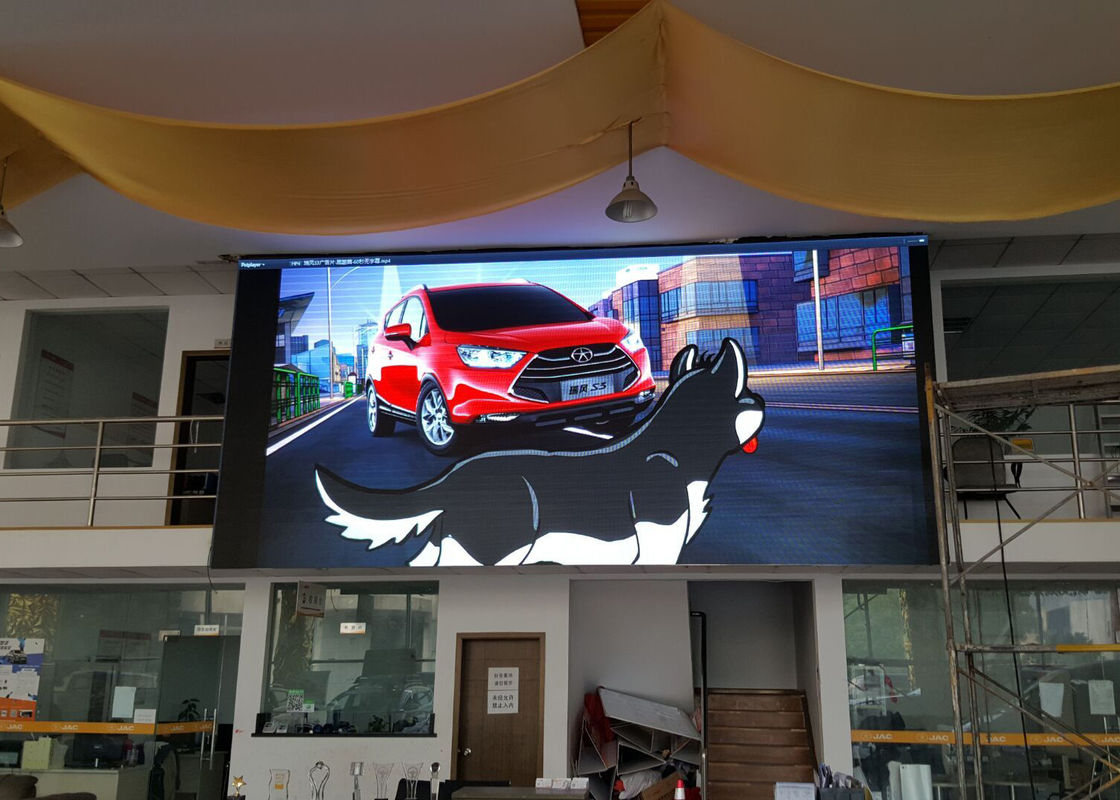 Chiny Reklama Wyświetlacz LED wysokiej rozdzielczości P5 1/16 Scan Rgb Screen Wide View Angle fabryka