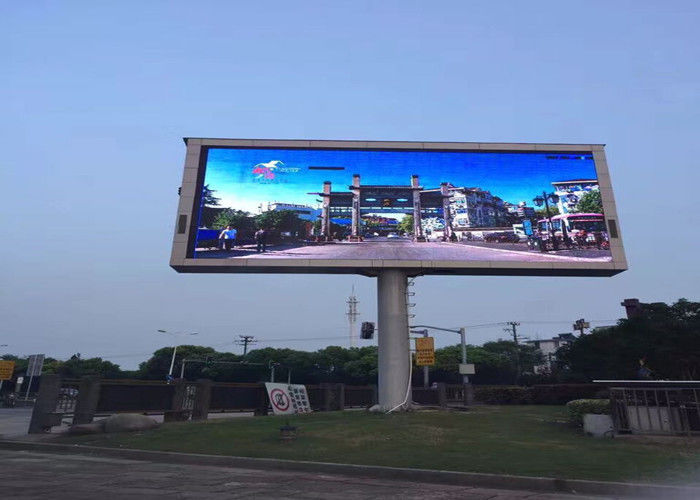 Chiny Wyświetlacz LED reklamy zewnętrznej, tablica reklamowa LED IP65 P5 fabryka